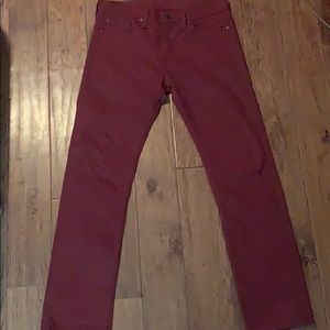 Levi 513 Burgundy